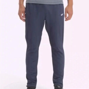 Reebok Athletic Sporty Lounge Comfy Jogger Pants Heather Black/Gray Men’s XL NEW